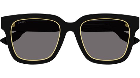 Gucci GG1136SA Asian Fit 001 Sunglasses Black 